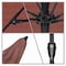California Umbrella 7.5' Bronze Aluminum Market Patio Umbrella, Olefin Red 194061336519 - alternate 2